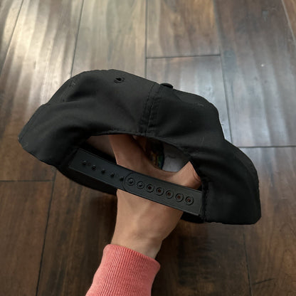 APCO Member Vintage Hat Cap Snapback Cool Metal Music Oregon 80s Black Gold