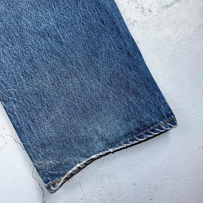 Levis 501 Vintage 90s USA XX Straight Leg Jeans Blue Med Wash 40x30 Act 38x30