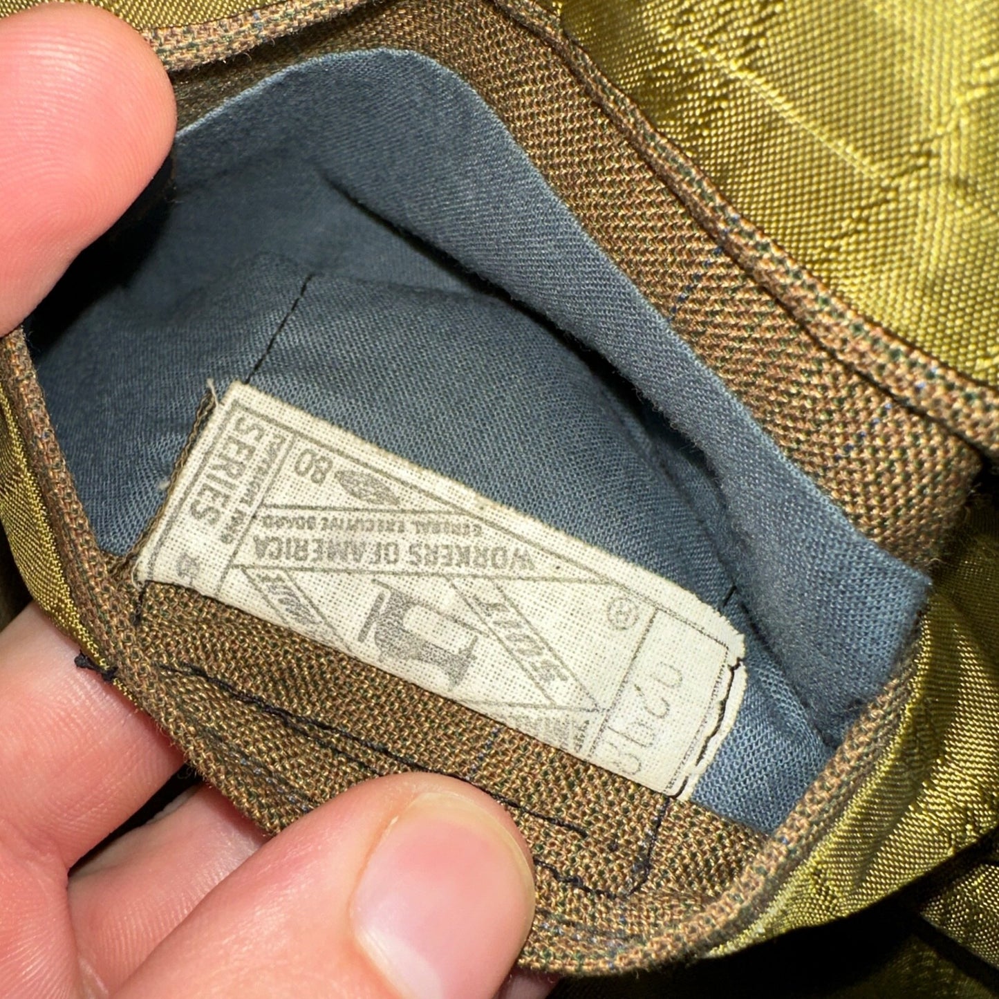 VTG Mens 3 PC Suit 42 Jacket Coat Pants Vest Plaid Rockabilly 70s 1970s Brown