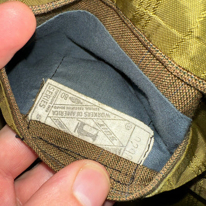 VTG Mens 3 PC Suit 42 Jacket Coat Pants Vest Plaid Rockabilly 70s 1970s Brown