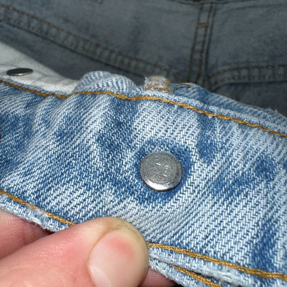 Levis 517 Vintage 80s USA Orange Tab Bootcut Flare Blue Jeans Talon Act 29x28