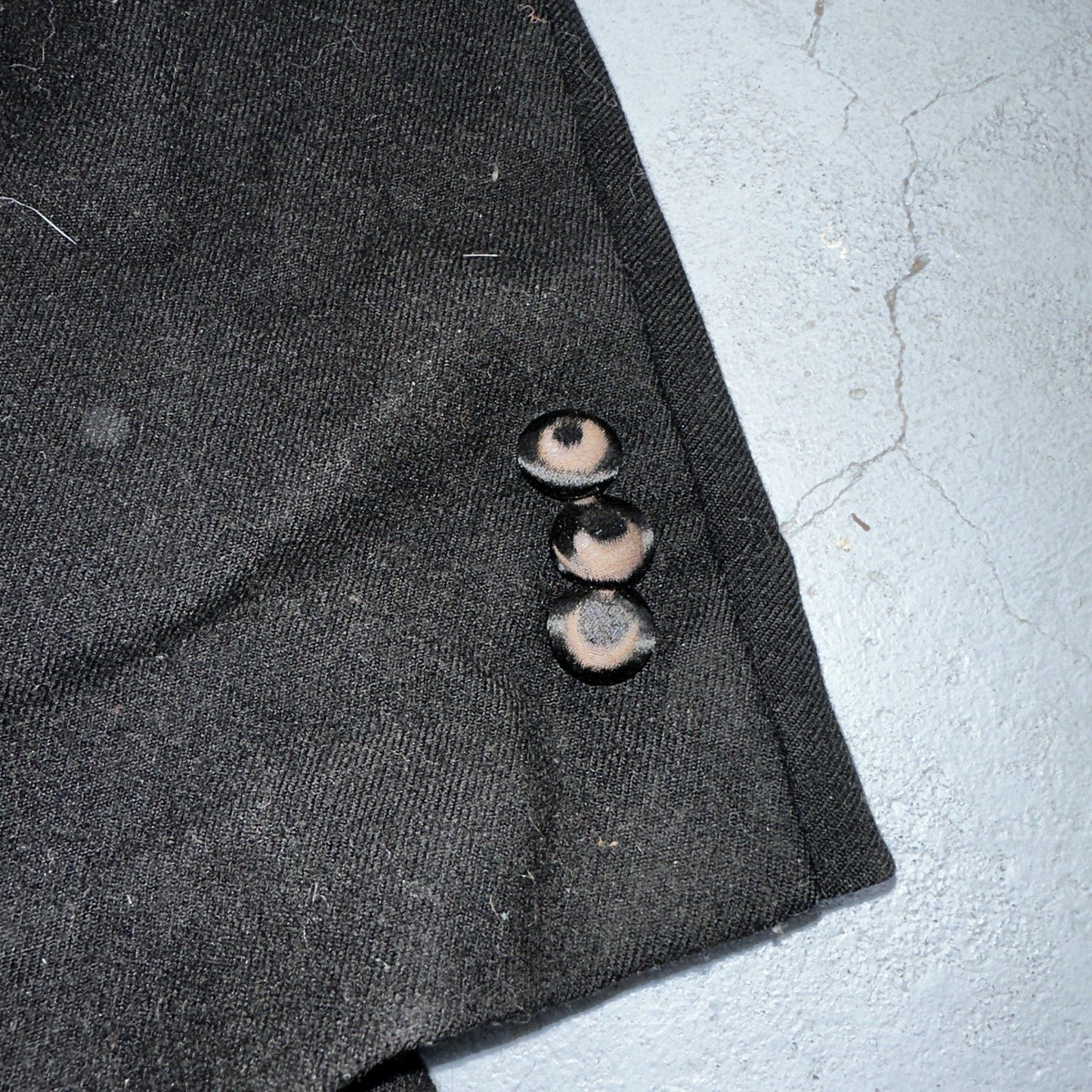 VTG 1930s Mens 1 PC Suit Tuxedo Coat Jacket Black 20s Antique Skinners Satin