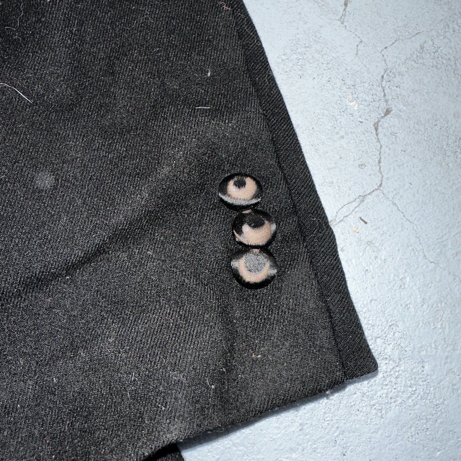 VTG 1930s Mens 1 PC Suit Tuxedo Coat Jacket Black 20s Antique Skinners Satin