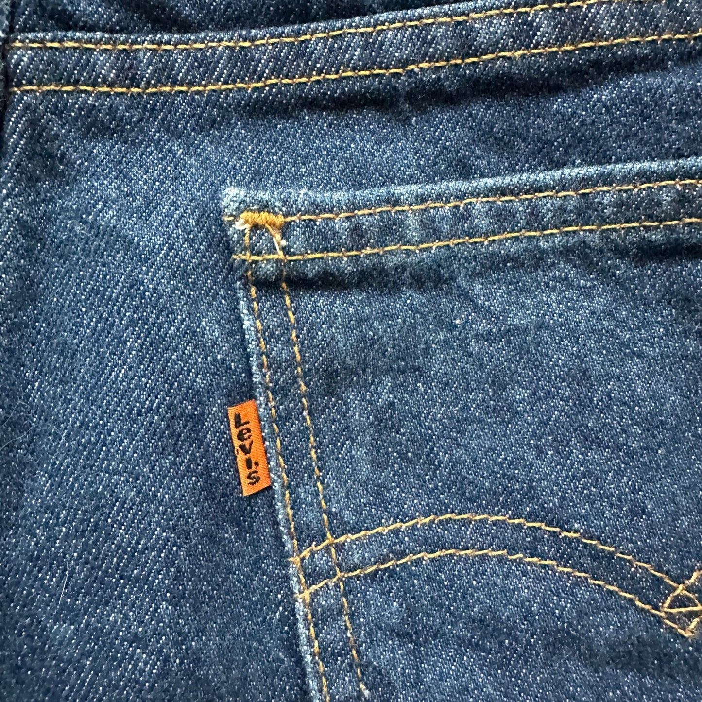 Levis 517 Vintage 90s USA Orange Tab Bootcut Flare Blue Jeans 38x30 35x29