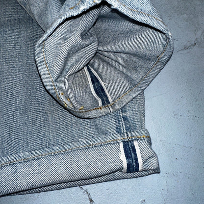 Levis 501 Vintage 80s Redline Selvedge USA XX Jeans Light Wash 1980s Act 30x26