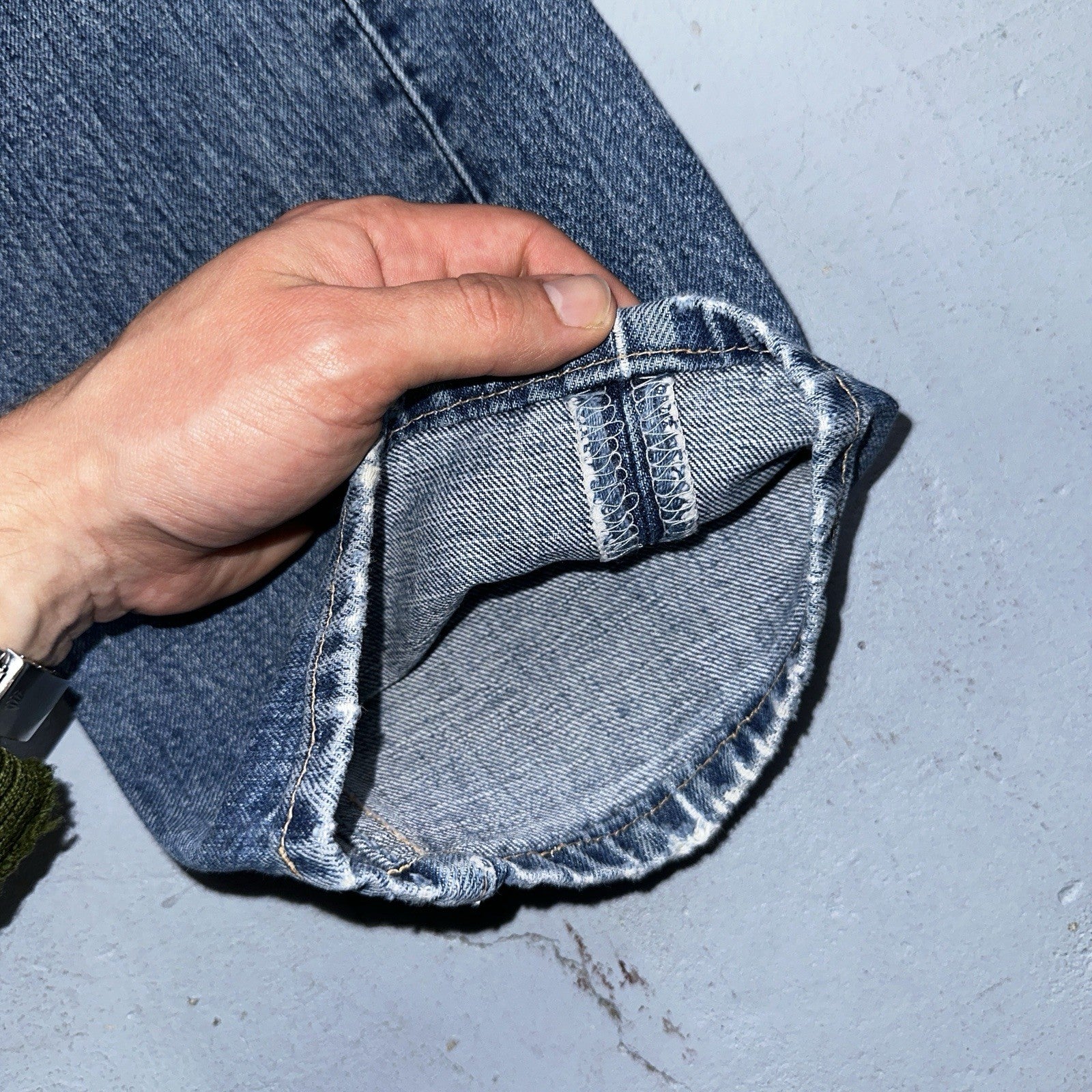 Levis 501 Vintage 90s Y2K XX Straight Leg Jeans Blue Med Wash 34x32 Act 33x31