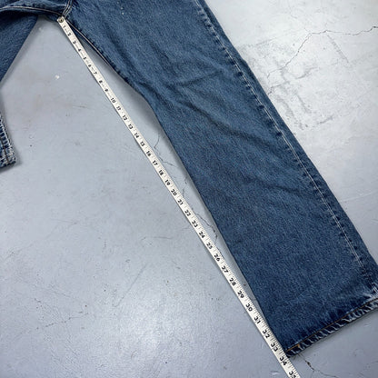 Levis 501 Vintage Y2K 90s XX Straight Leg Jeans Blue Med Wash 38x34 Act 37x33