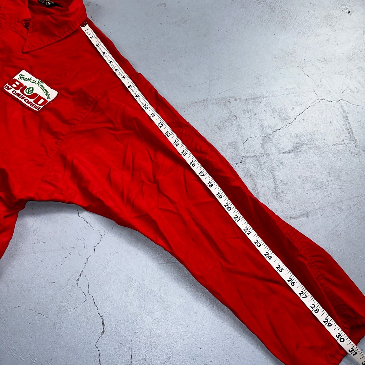 BUD of California Coach Jacket Nylon VTG 1970s Windbreaker Swingster Dole Fruit