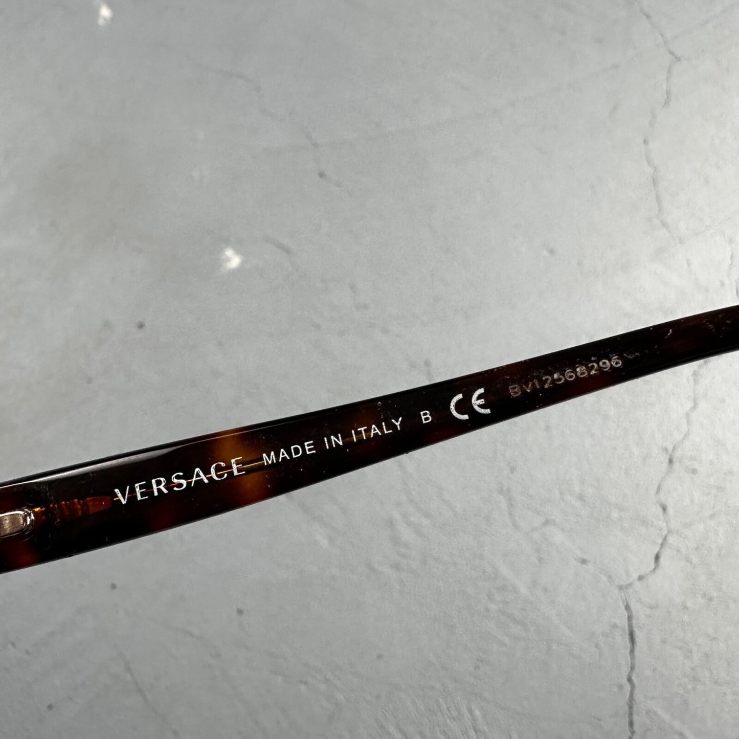 Versace MOD. 3150-B GB1 Square Brown Crystals Eyeglasses Optical Frame 51*16*135