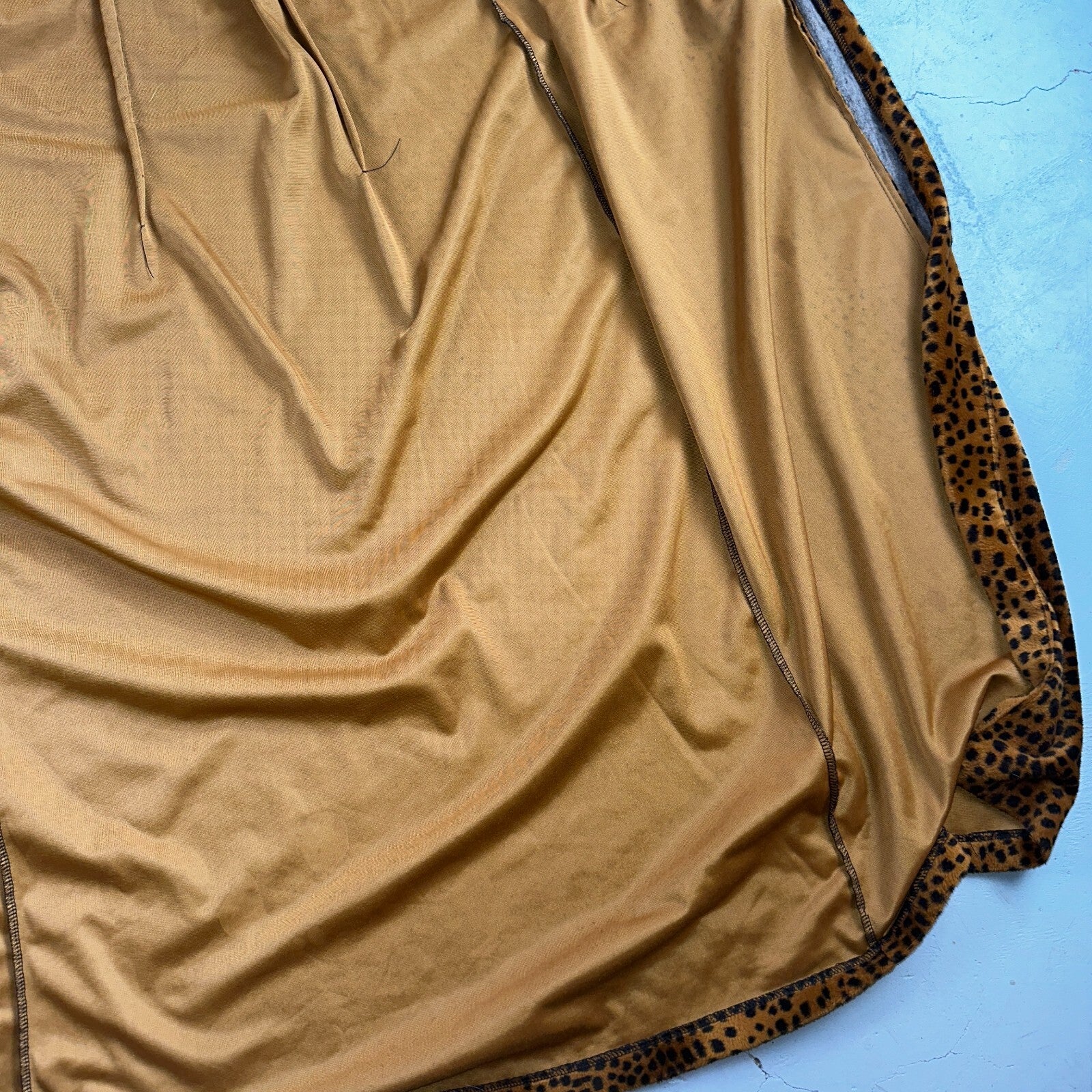 VTG ENT Jacket Womens Cheetah Outdoors Entrancy USA 70s Rockabilly Long Coat