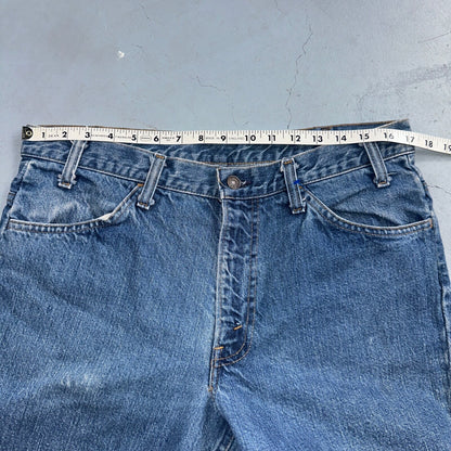 Levis 684 Vintage 70s USA Orange Tab Bootcut Flare Blue Bell Bottom Jeans 34x32