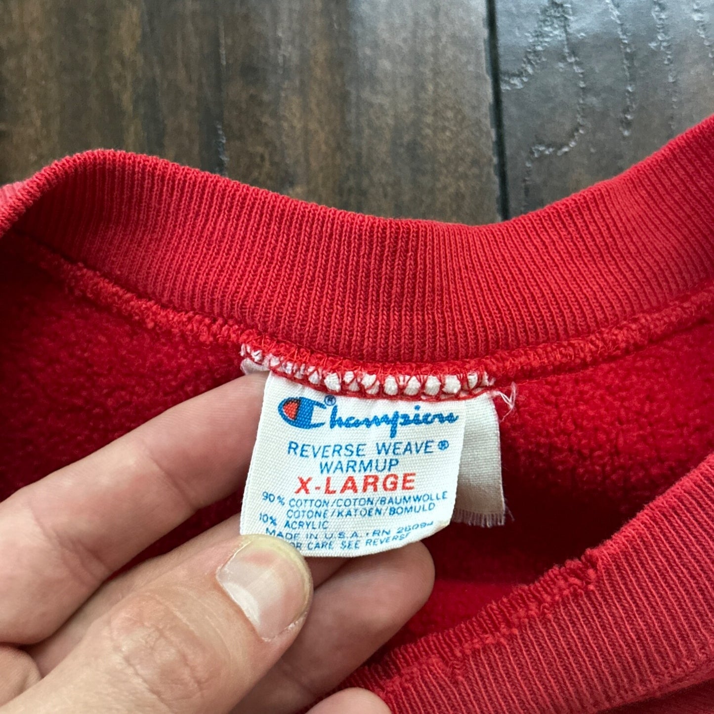 VTG Champion 80s OSD USA Reverse Weave Sweatshirt XL 90s South Dakota College