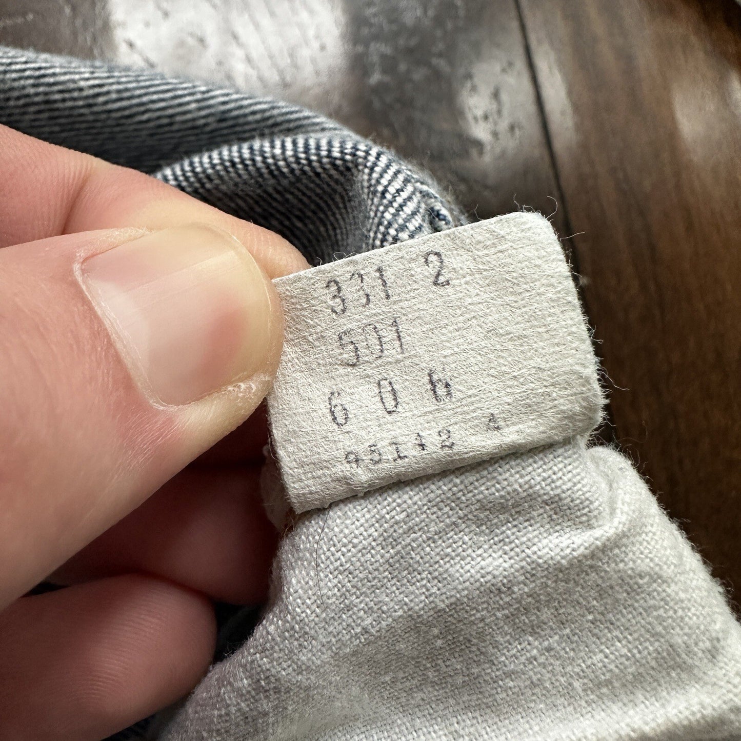 Levis Vintage 80s Redline Selvedge USA 501 XX Jeans 66 70s 32x34 Act 30x26