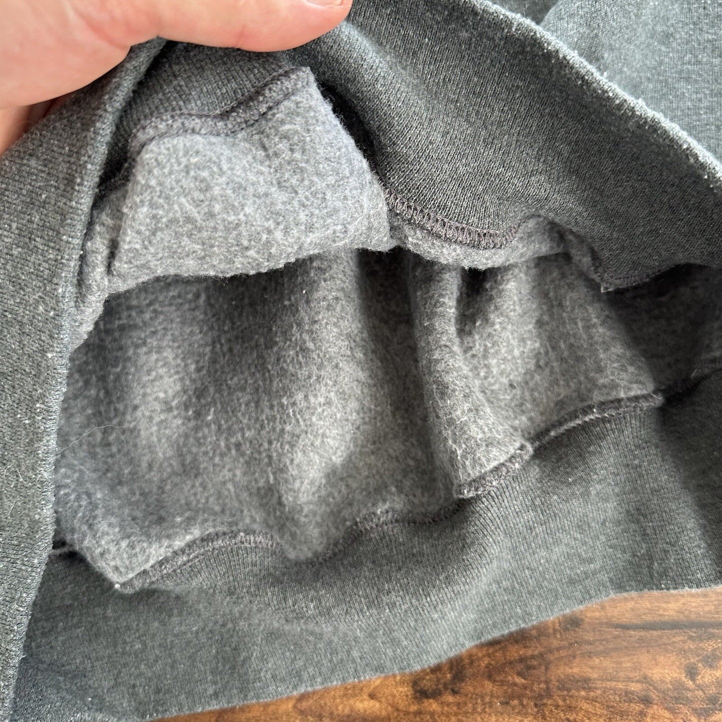 Vintage Russell Athletic Sweatshirt Gray XL USA Worn Thrashed 80s 90s Jumper