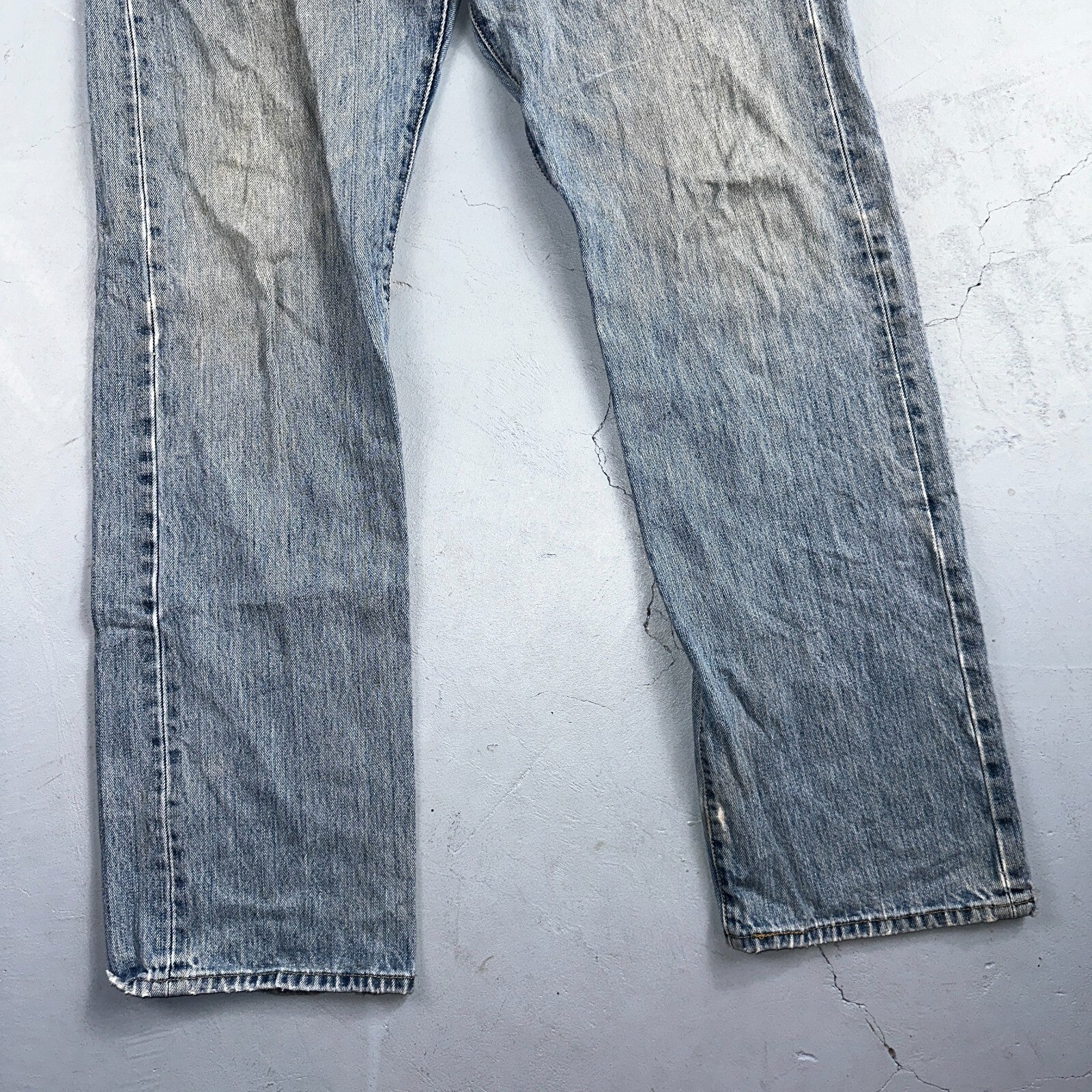 Levis 501 Vintage Y2K XX Straight Leg Jeans Blue Light Wash 36x34 Act 35x31