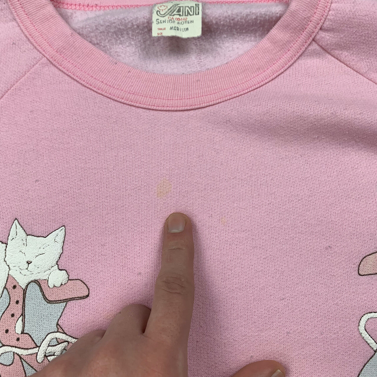 Nike Vintage Sweatshirt Mens T Shirt Pink Cats Cute Animals Canada Shoes Love