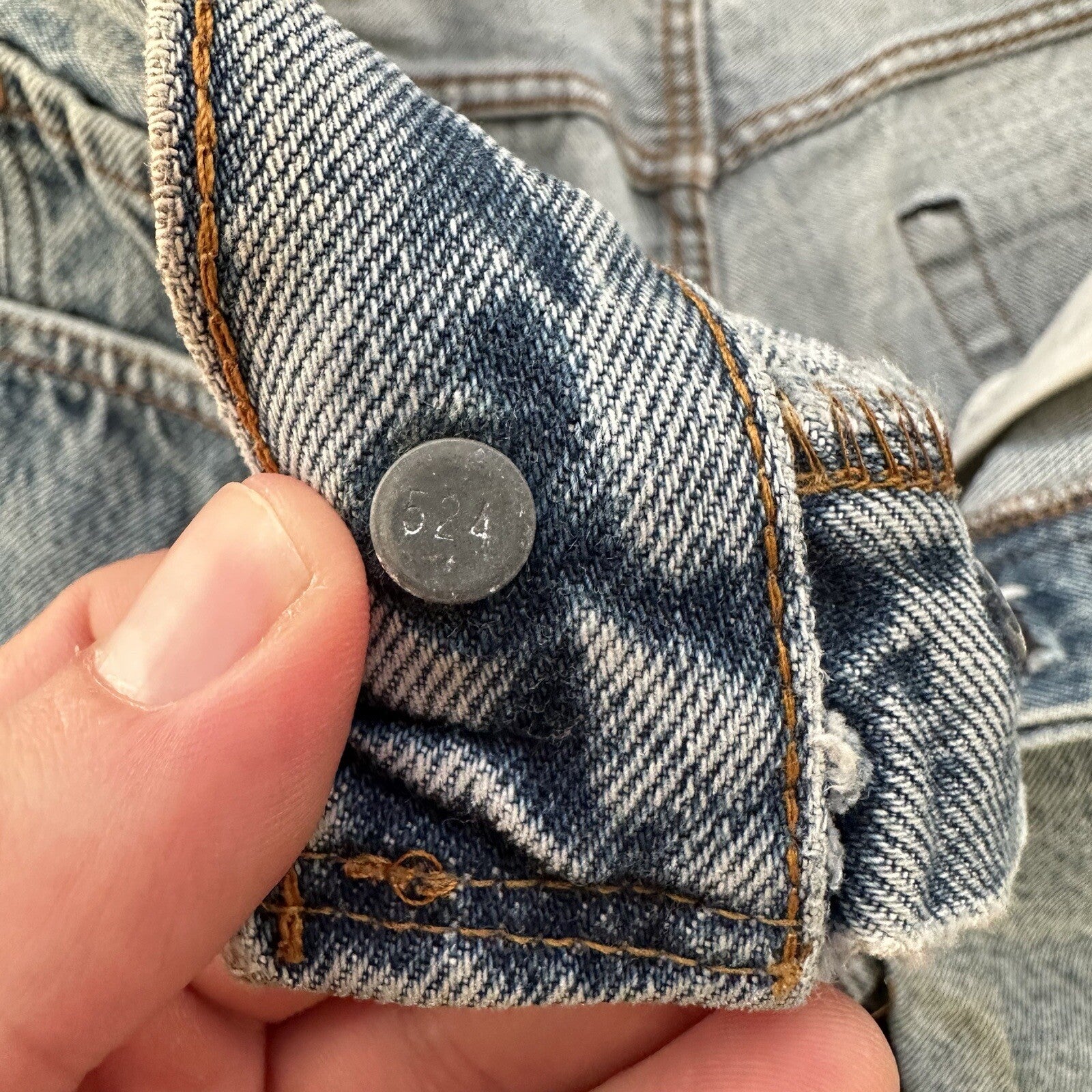 Levis Vintage 80s Redline Selvedge USA 501 XX Jeans 66 30x36 Light Wash Ac 26x31