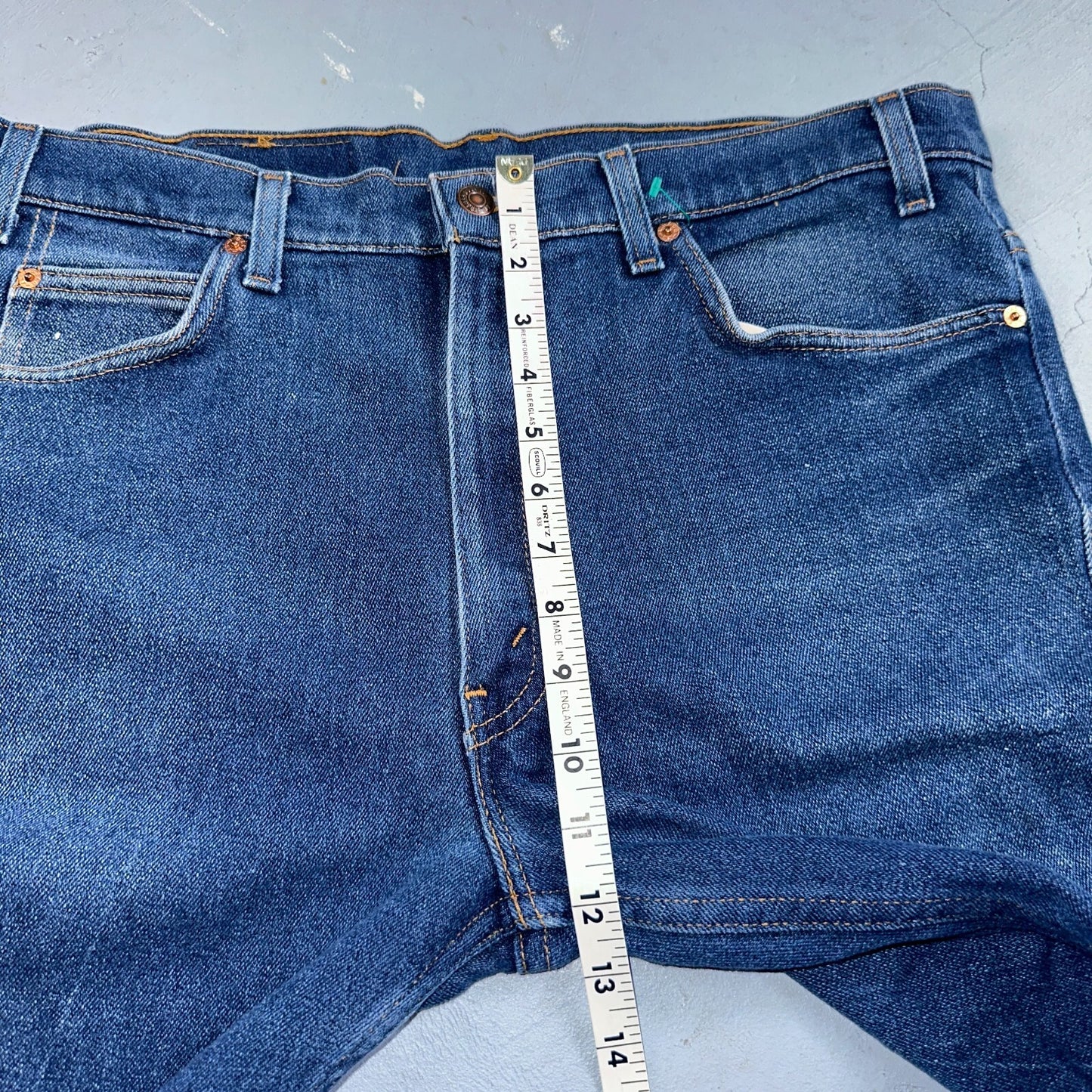 Levis 517 Vintage 90s USA Orange Tab Bootcut Flare Blue Jeans 38x31 Act 36x29