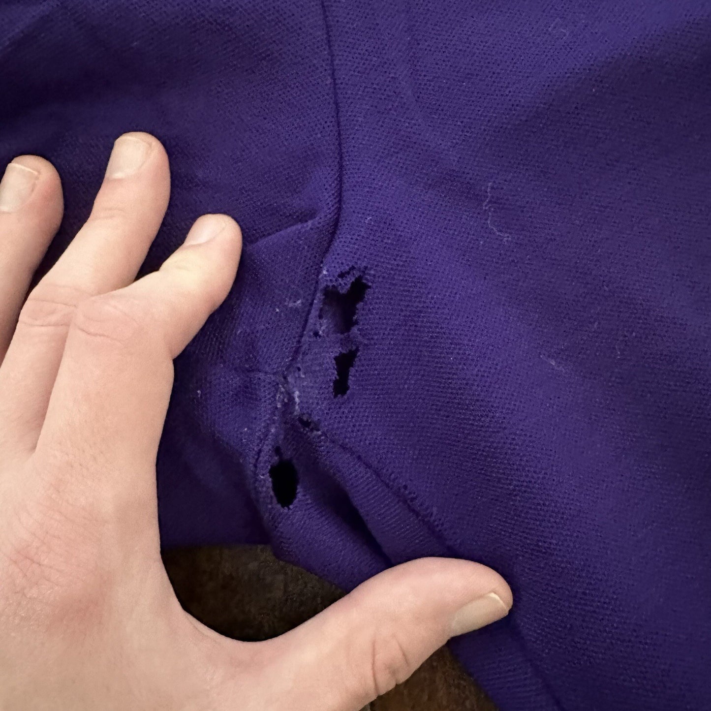 Vintage USA Rockabilly Womens Shorts Disco Skirt 70s 80s Purple Funky Basic