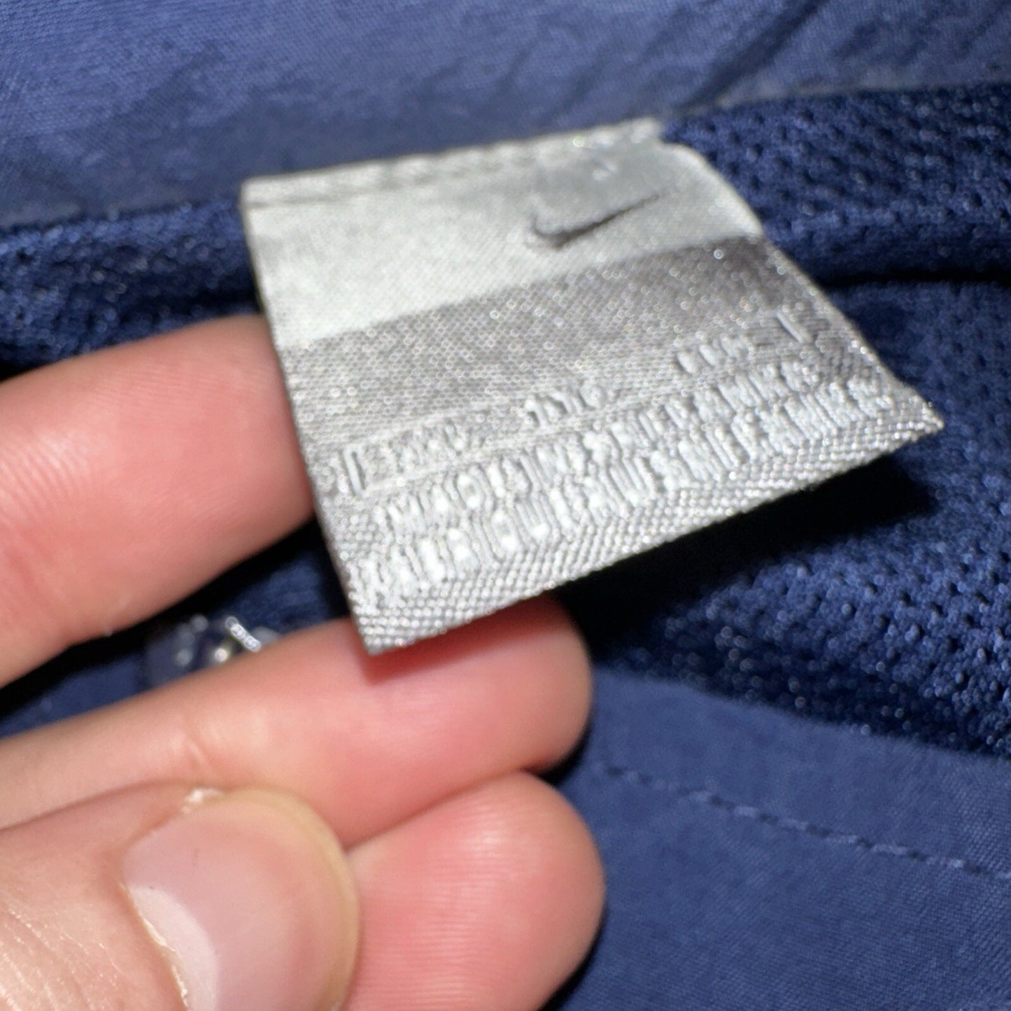 Nike VTG Y2K Windbreaker Track Jacket 2XL Blue Navy Basic Simple Football