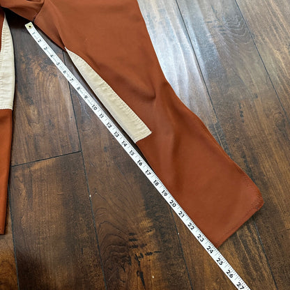 VTG USA Breeks Orange Equestrian Horse Riding Britches Breeches 25x24 1980s