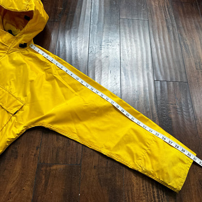 VTG Terrramar 1990s Diamond Jacket Mens Yellow XL Parka Rain Workwear