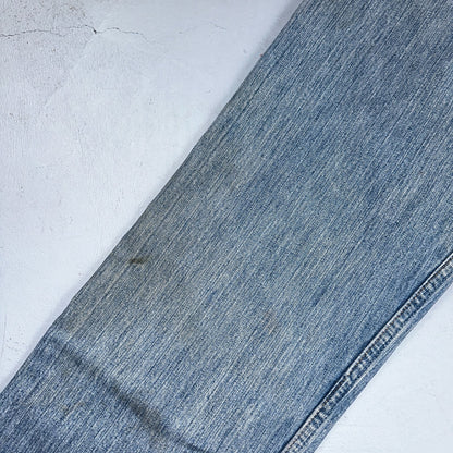 Levis 501 Vintage 90s USA XX Straight Leg Jeans Blue Light Wash 38x32 Act 36x32