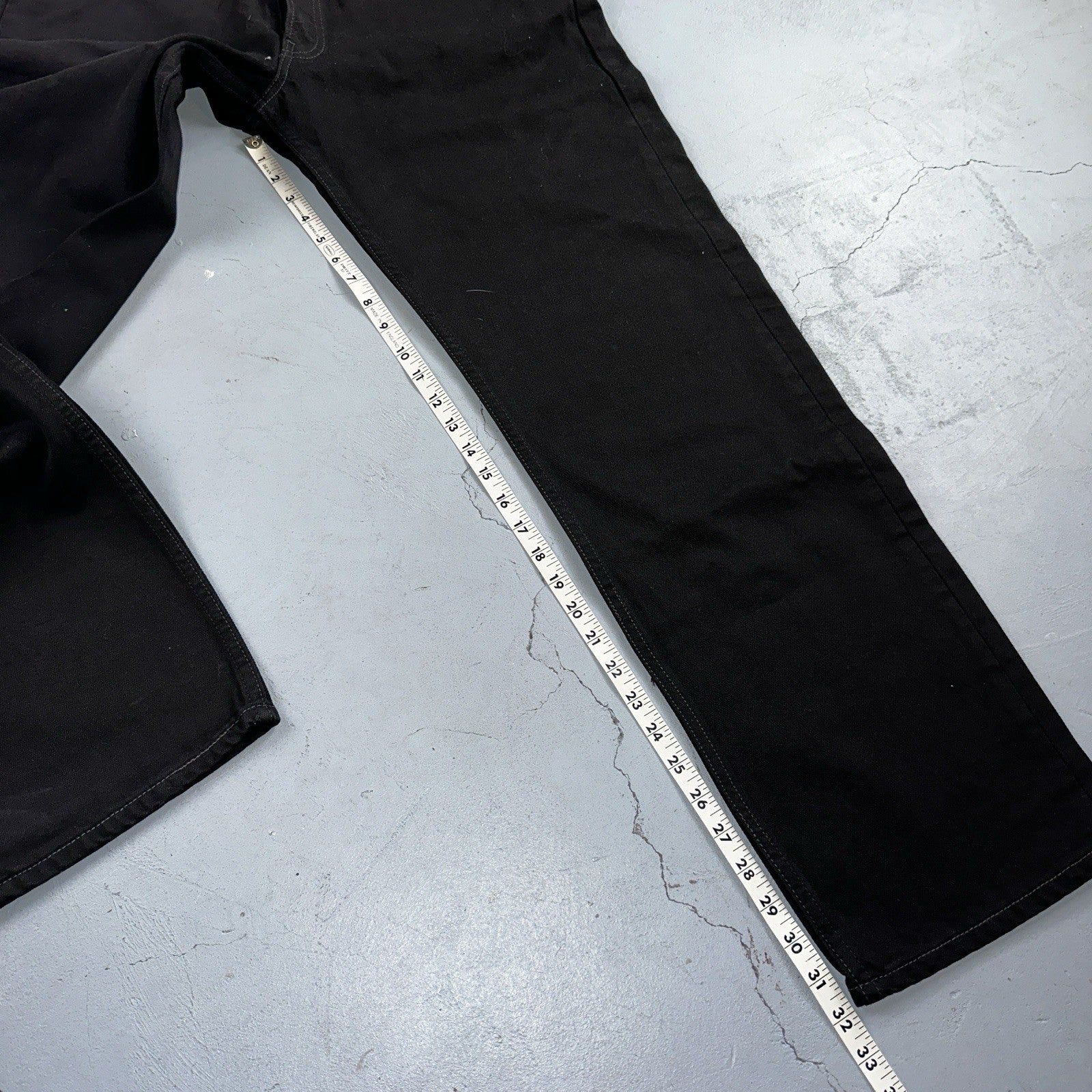 Levis 501 Deadstock Vintage 90s USA XX Straight Leg Jeans Black Dark Wash 36x32