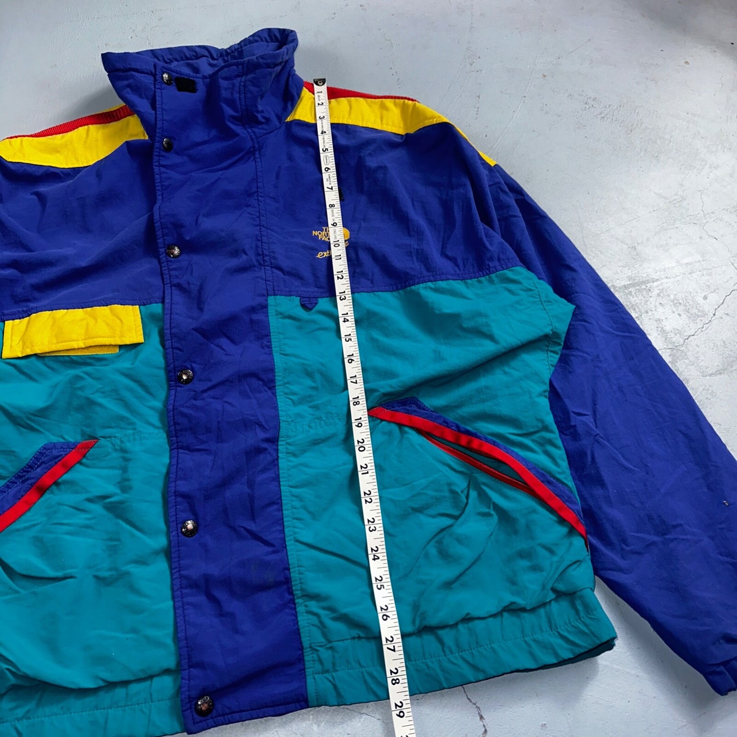 The North Face Color Block VTG 90s Gore Tex Extreme Ski Jacket Pullover Anorak