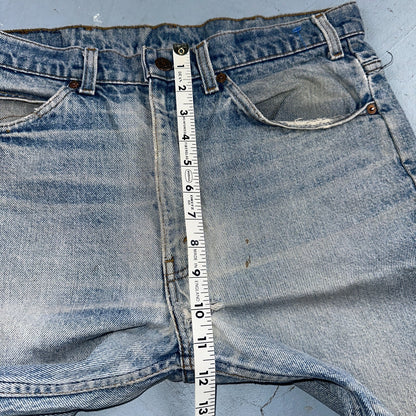 Levis 517 Vintage 80s USA Orange Tab Bootcut Flare Blue Worn Jeans Act 32x27