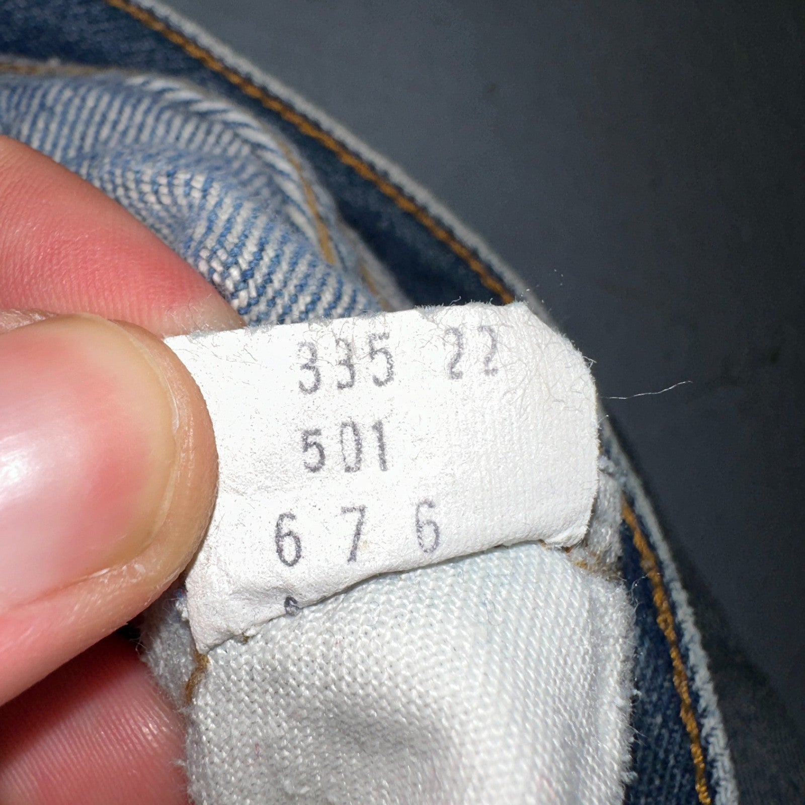 Levis 501 Vintage 80s Redline Selvedge USA XX Jeans Light Wash 32x36 Act 30x31