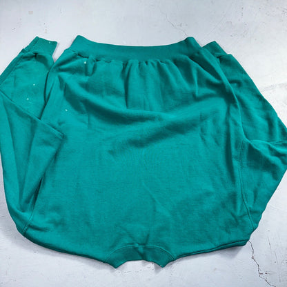 Farm Core Animals VTG 80s Crewneck Sweatshirt Green Land O Lakes Feed Stained