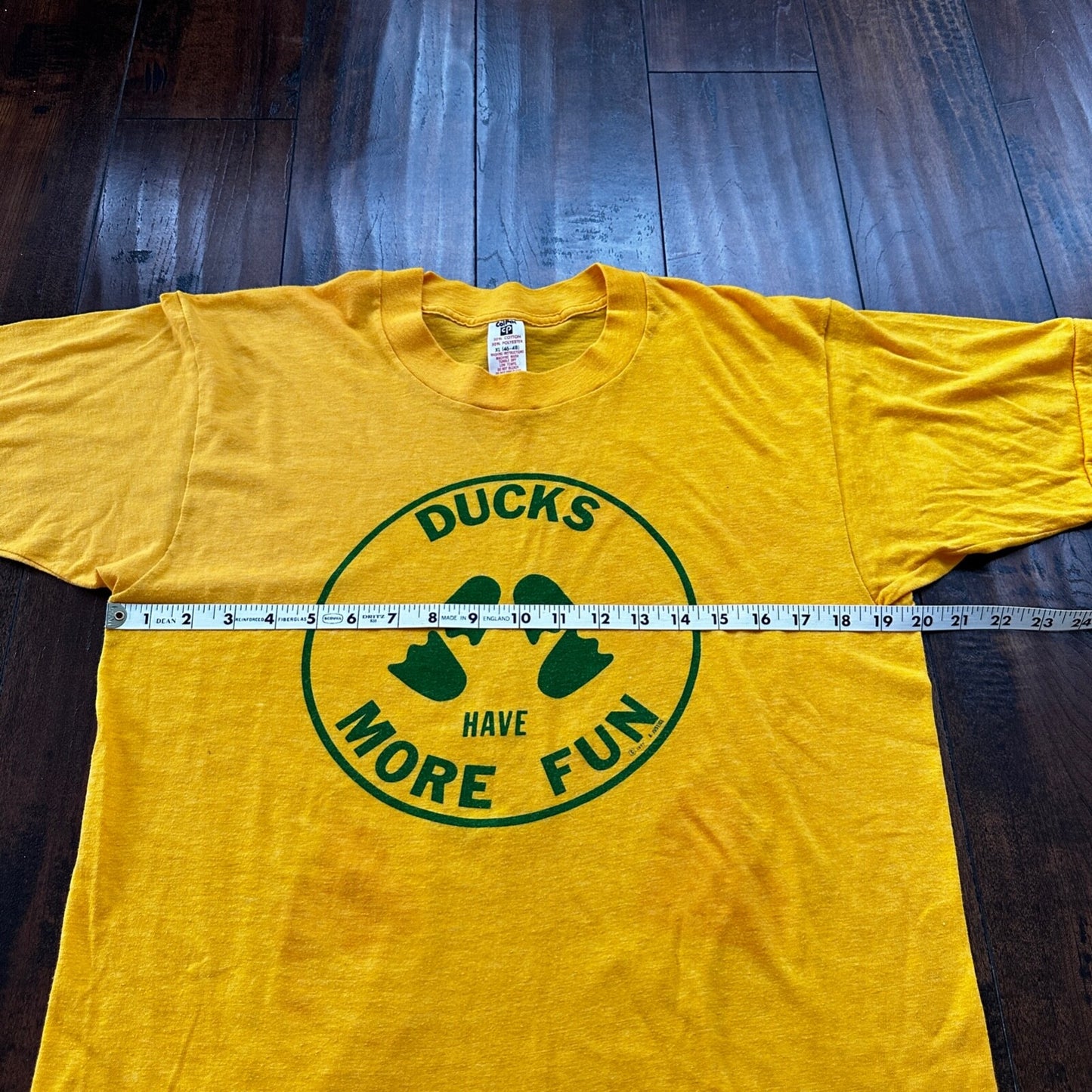 Oregon Ducks UO 1977 Vintage T Shirt Eugene Nike PDX More Fun 70s Rare XL Dance
