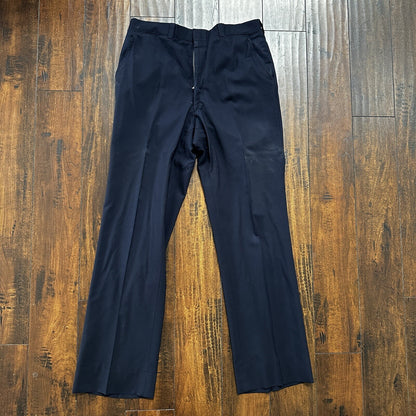 1960s 1970s Navy Oregon Sport Jacket VTG Mens Suit 42 33x33 Rockabilly Classy