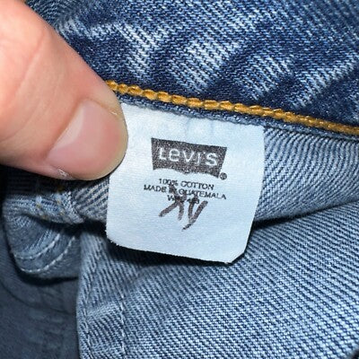 Levis 501 Vintage 90s Mexico XX Straight Leg Jeans 29x32 Y2K Med Wash Act 27x30
