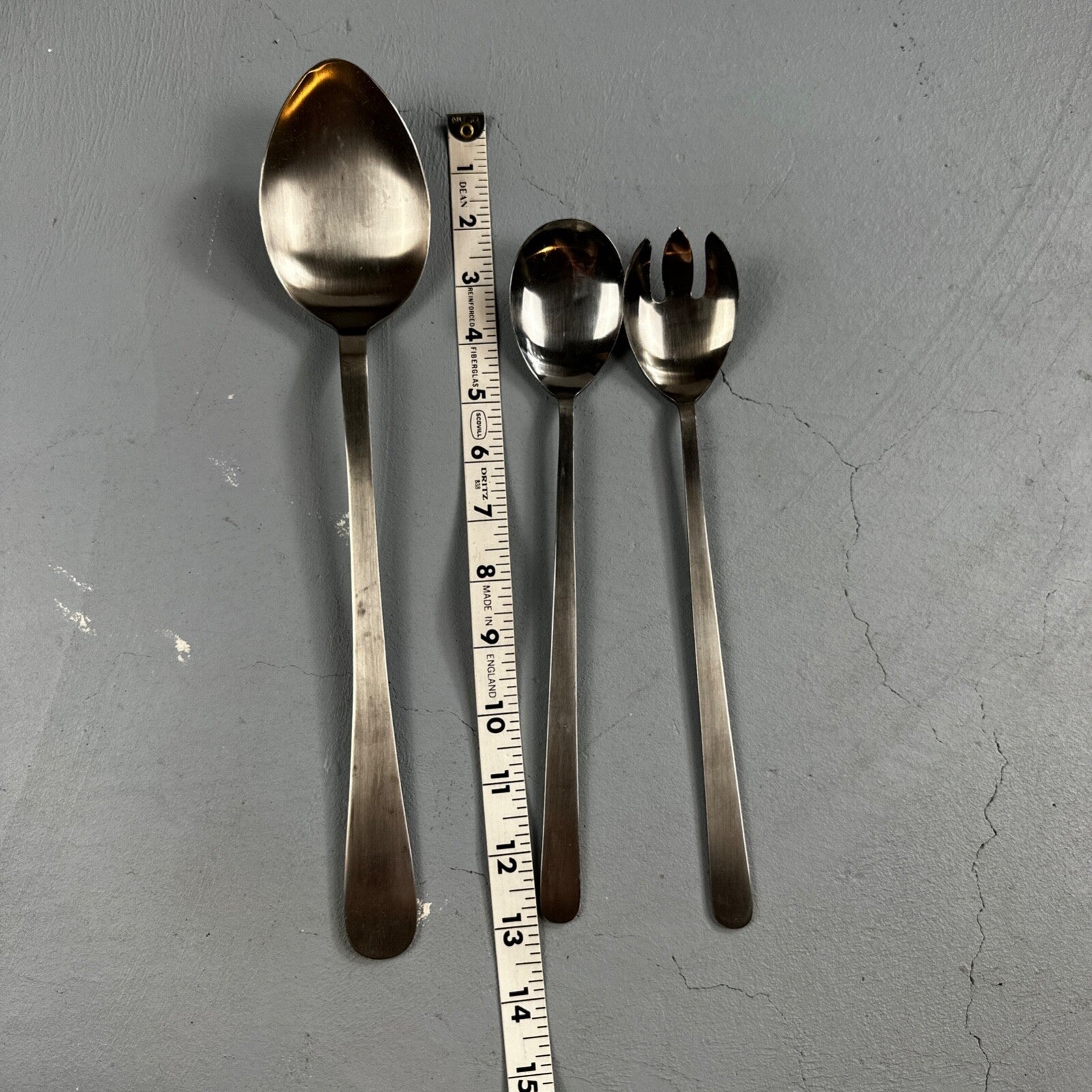 Towle Lauffer  MAGNUM  JAPAN 18/8 Satin Stainless Flatware Lot of 3