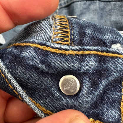 Levis 501 Vintage Y2K Straight Leg XX 2000s Jeans 38x30 Med Wash Act 36x27