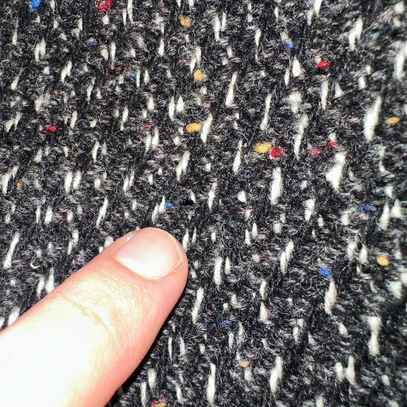 Sherwood of Ohio Jacket Pea Coat 1970s Cloak USA 70s Rockabilly Speckle Wool