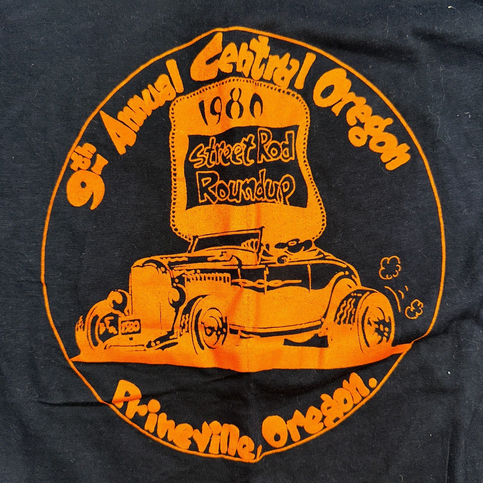 Street Rod Central Oregon 80s VTG T Shirt Belton Cars Racing 1980s Single Stitch
