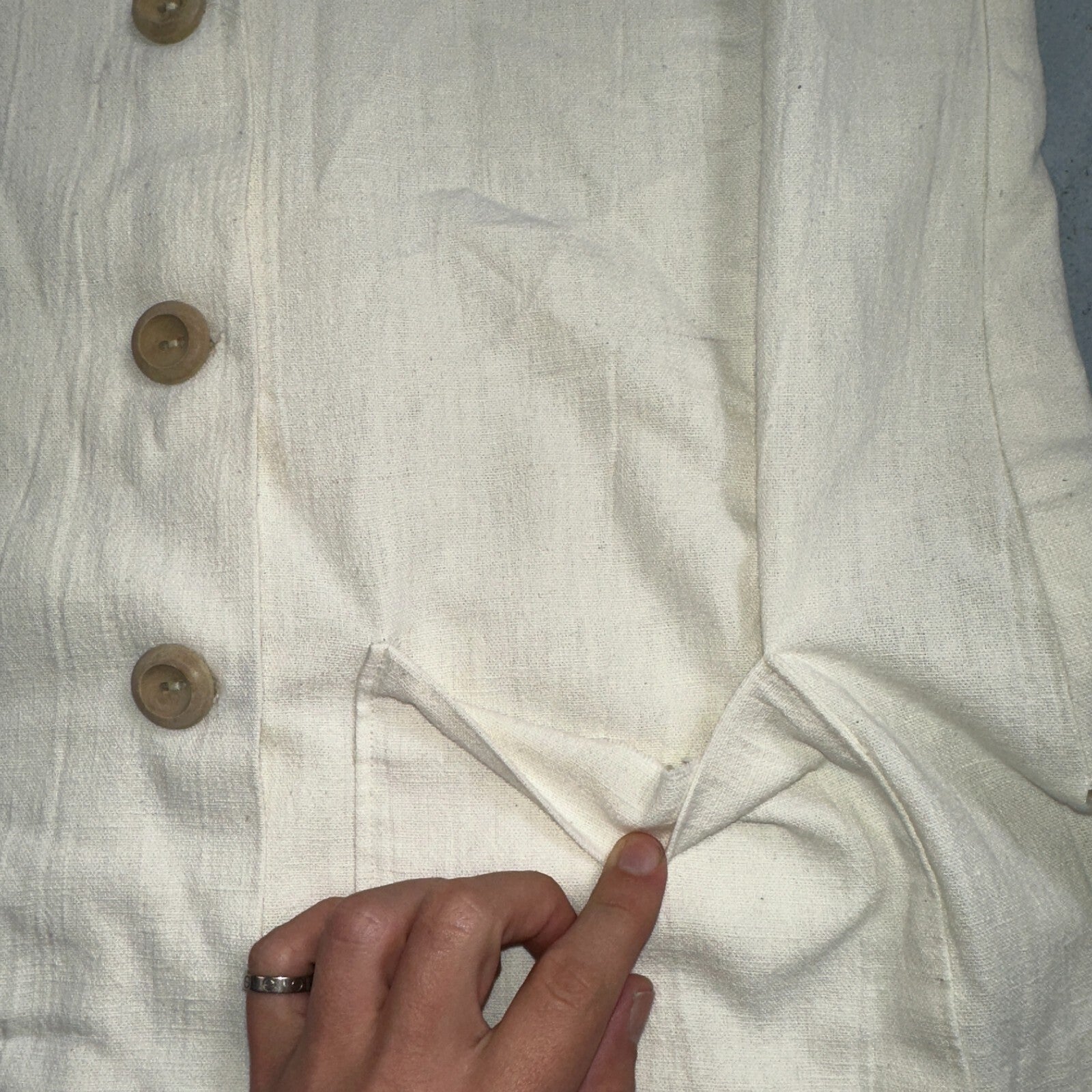 Chore VTG Womens Button Front Blouse Shirt Crop Rockabilly Western 70s 80s