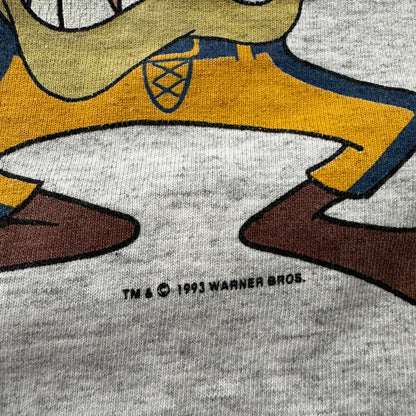 St Louis RAMS VTG T Shirt 90s Warner Bros Cute Taz Sports Missouri Rare Rap