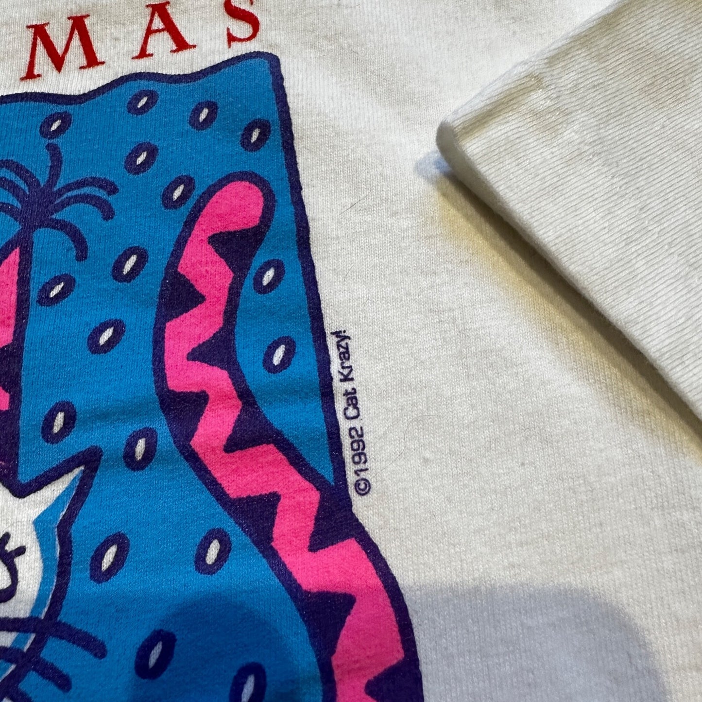 Merry Catmas Cats Vintage T Shirt Christmas New Year Animals Lover Cute Holiday