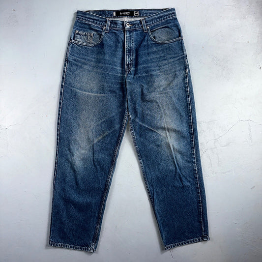 Levis SilverTab Vintage 90s Baggy Denim Jeans Blue Silver Tab Skater Act 35x32