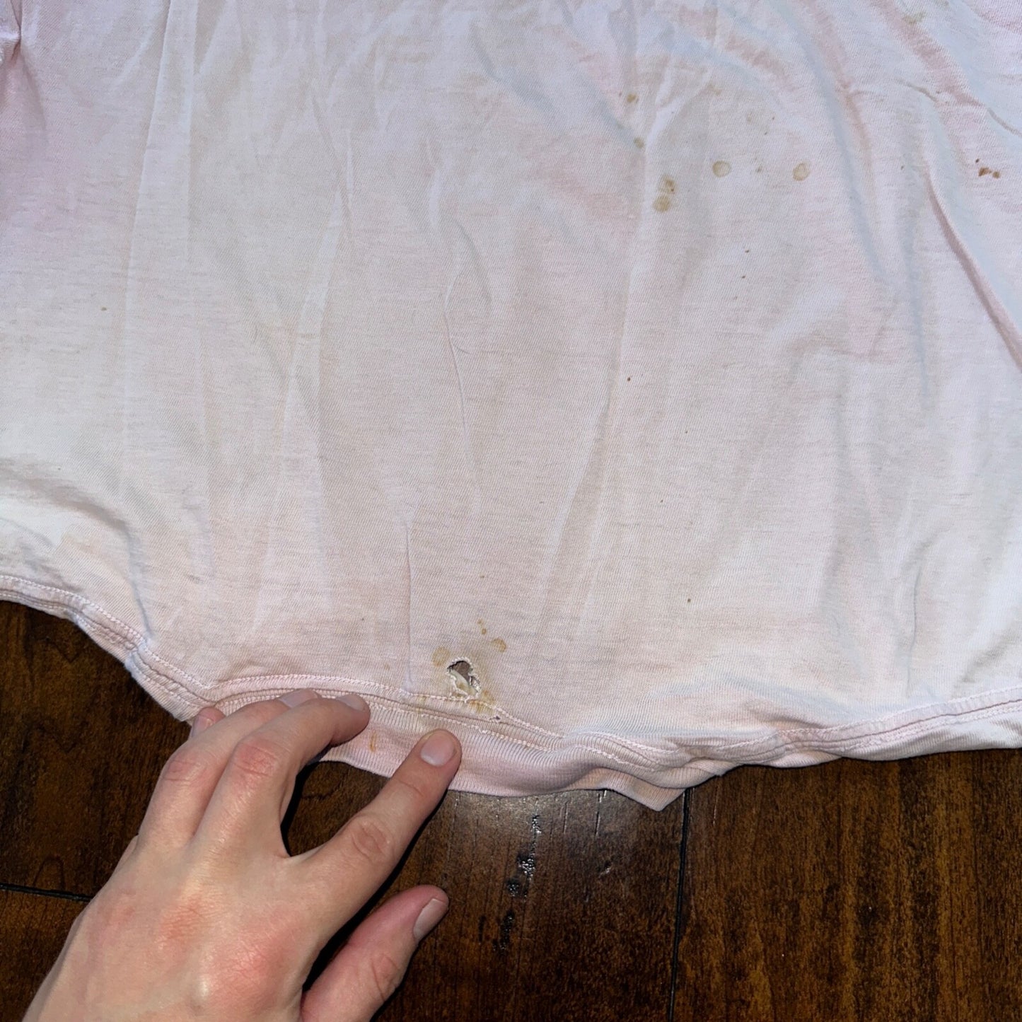 Salmon River 1983 VTG T Shirt Thrashed Lawn Chairs Fish Fishing 80s Single Stitc