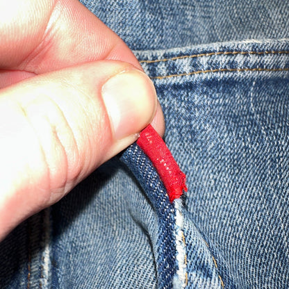 Vintage LEVIS 505 Jeans Big E 1960s Denim 30x26 USA 60s 501 502 Talon Zipper