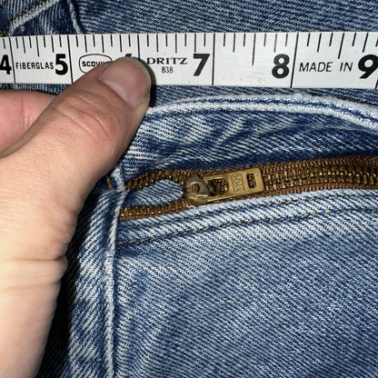 Carhartt Jeans Mens 38x32 Blue Denim Flannel Lined Relaxed Fit Chore Workwear