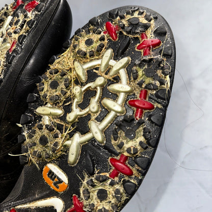 VTG Nike Kempshall Last Golf Shoes Mens 10 Black 90s 1998 Tiger Era Needs Clean