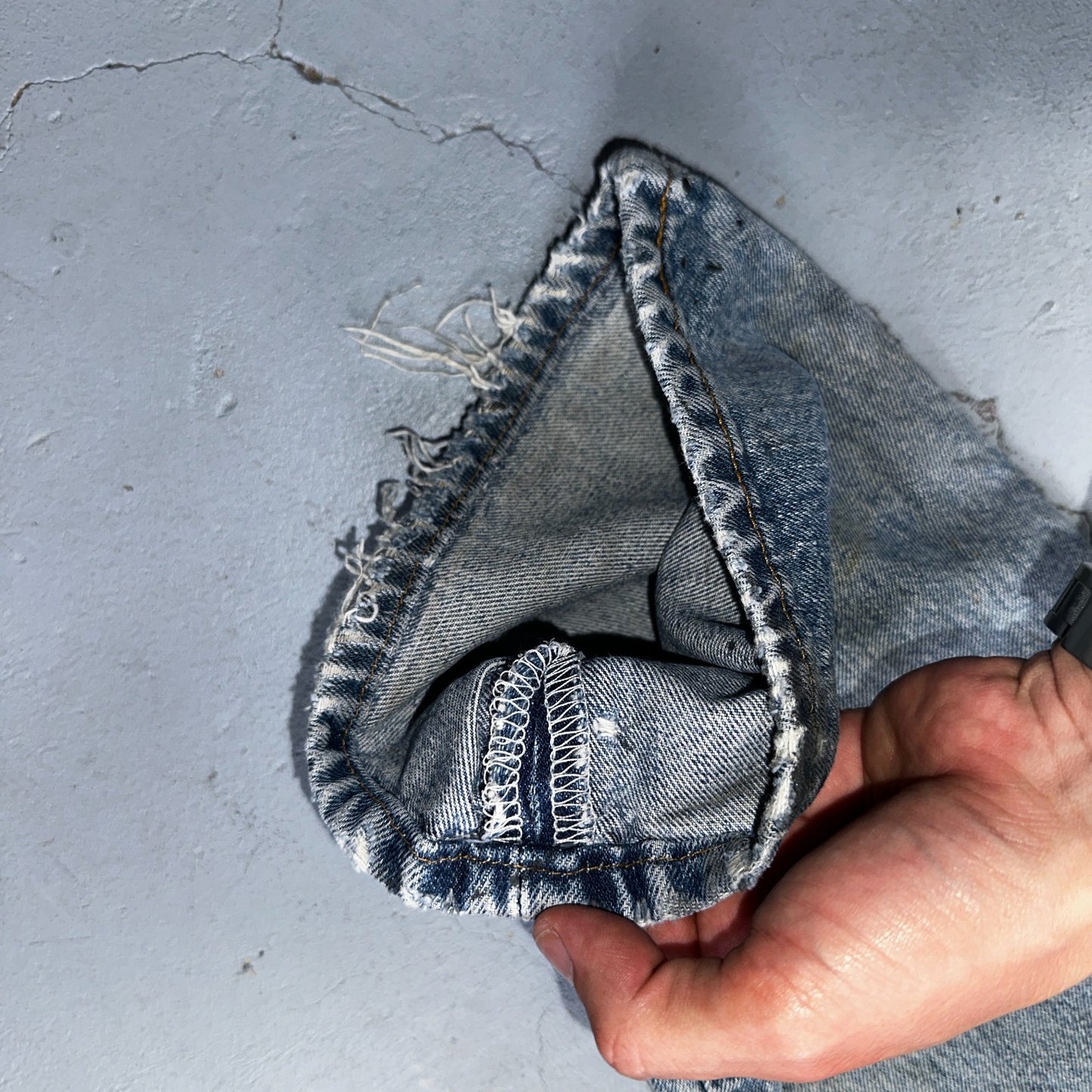 Levis 501 Vintage Y2K Mexico Straight Leg Jeans Blue Light Wash 40x30 Act 38x30