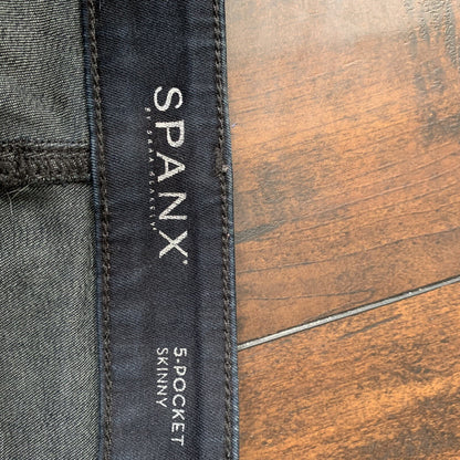 Spanx Women’s 5 Pocket Ankle Skinny Jeans Size 27x28 Black Vintage Style Used