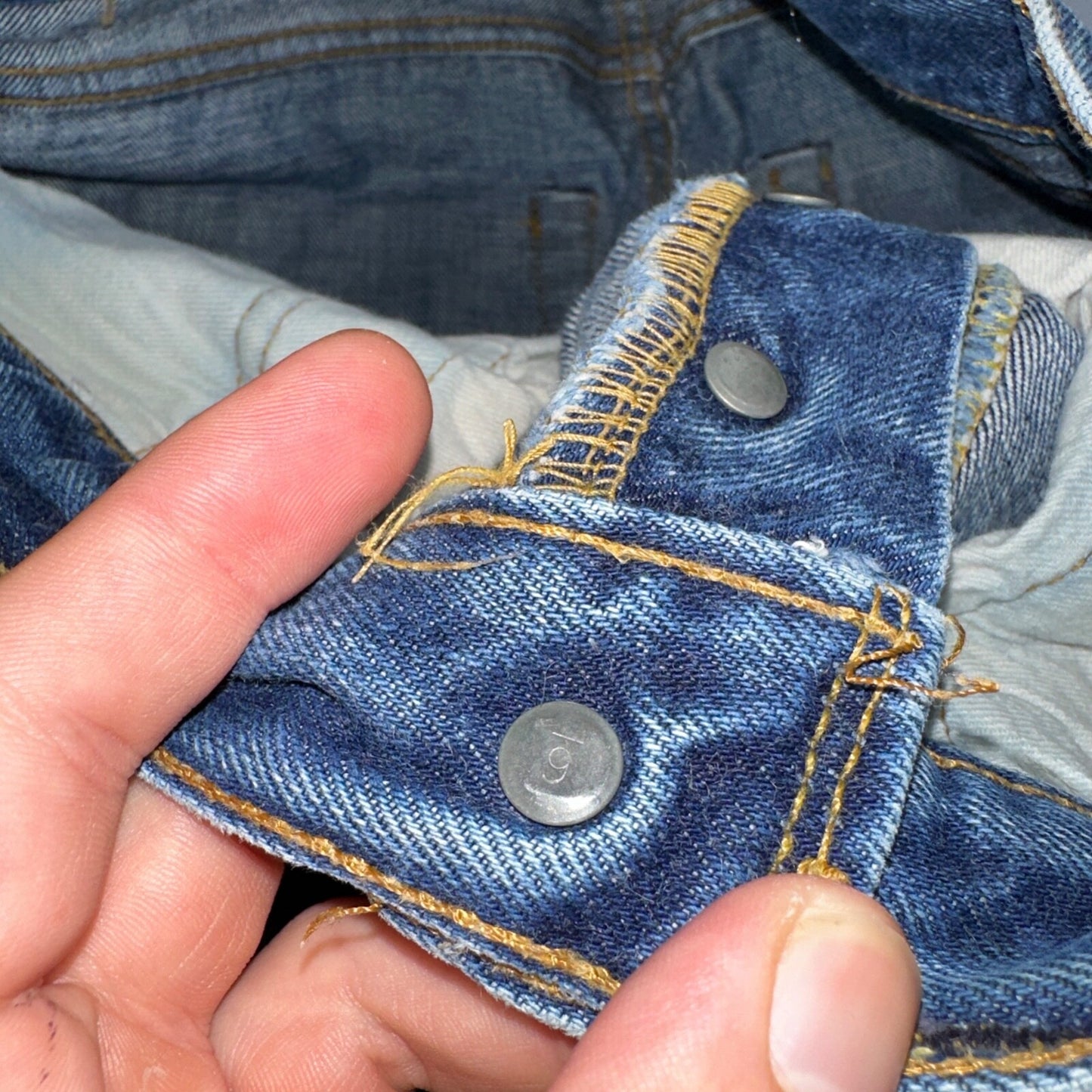 Levis 501 VTG 70s SS Redline Selvedge Jeans XX Thrashed Boot Cut Act 30x31